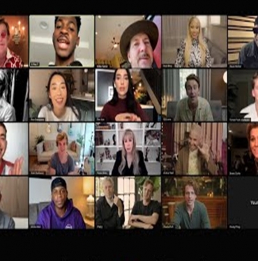 Dünyaca ünlü yıldızlar Elton John'un yeni albümü için Zoom'da buluştu