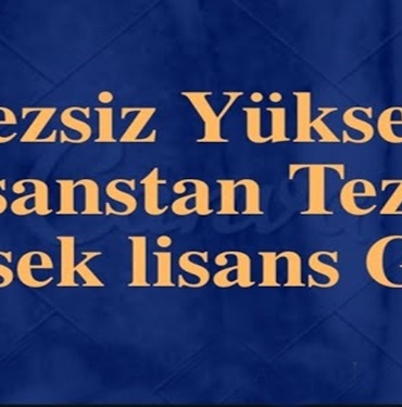 Tezsiz Yüksek Lisans Tezli Yüksek Lisansa Çevrilebilir mi?