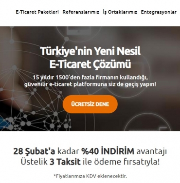 Uygun E Ticaret Paketleri