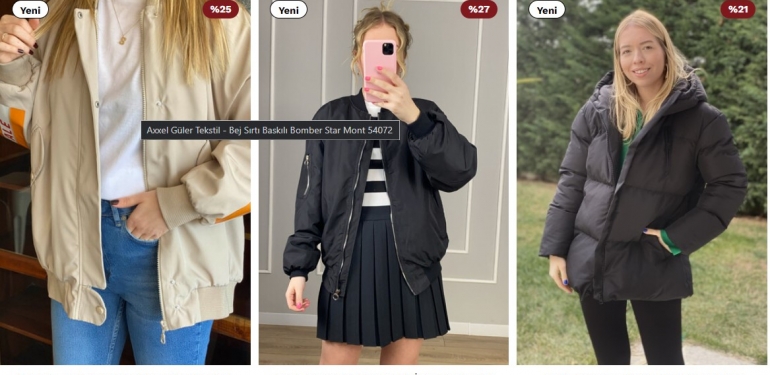 En Trend Kadın Şişme Mont Modelleri