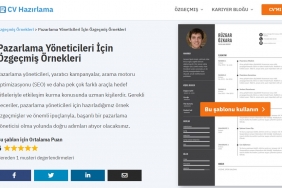 Pazarlama Yöneticileri İçin Özgeçmiş Örnekleri
