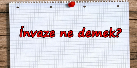 İnvaze ne demek?