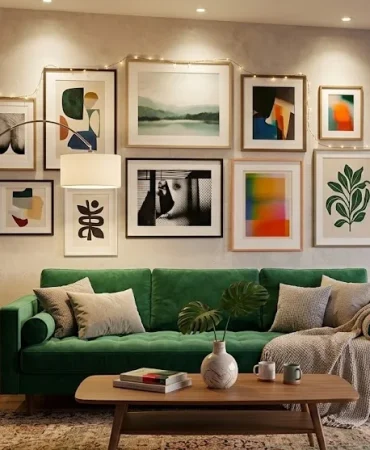 Salon Duvarlarında Tablo ve Ayna Kombinasyonu Nasıl Yapılır