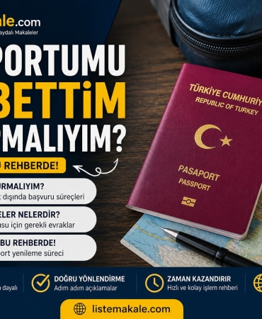 Pasaportumu kaybettim, ne yapmalıyım?