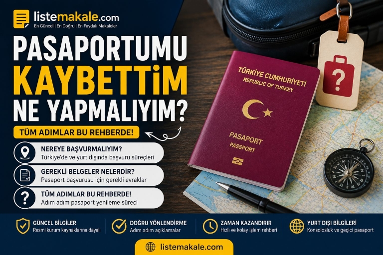 Pasaportumu kaybettim, ne yapmalıyım?