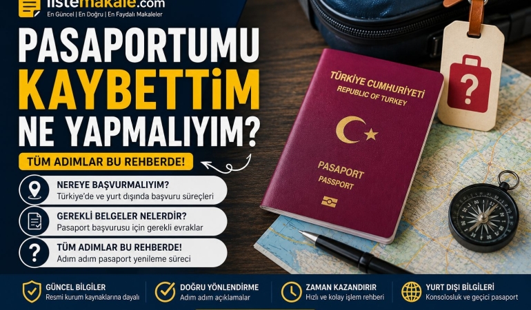 Pasaportumu Kaybettim, Ne Yapmalıyım?