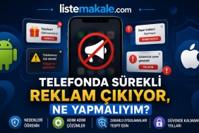 Telefonda sürekli reklam çıkıyor ne yapmalıyım