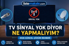 TV sinyal yok diyor ne yapmalıyım