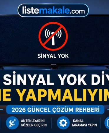 TV sinyal yok diyor ne yapmalıyım